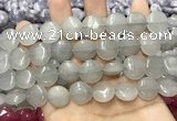 CCN5860 15 inches 15mm flat round candy jade beads Wholesale