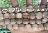 CCN5864 15 inches 15mm flat round candy jade beads Wholesale