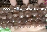 CCN5866 15 inches 15mm flat round candy jade beads Wholesale