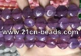 CCN5874 15 inches 15mm flat round candy jade beads Wholesale