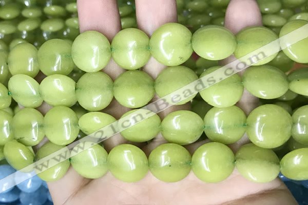CCN5903 15 inches 15mm flat round candy jade beads Wholesale