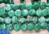 CCN5907 15 inches 15mm flat round candy jade beads Wholesale
