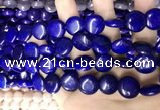 CCN5913 15 inches 15mm flat round candy jade beads Wholesale