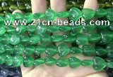 CCN5927 15 inches 12*12mm heart candy jade beads Wholesale