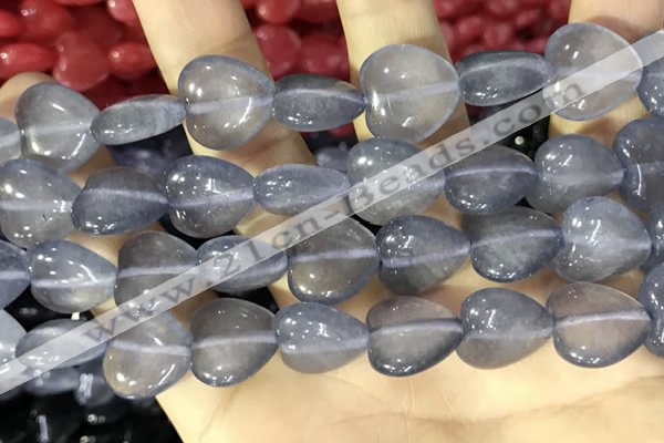 CCN5947 15 inches 14*14mm heart candy jade beads Wholesale