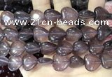 CCN5948 15 inches 14*14mm heart candy jade beads Wholesale