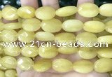 CCN5967 15 inches 13*18mm faceted oval candy jade beads