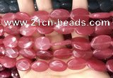 CCN5969 15 inches 13*18mm faceted oval candy jade beads