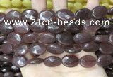 CCN5980 15 inches 13*18mm faceted oval candy jade beads