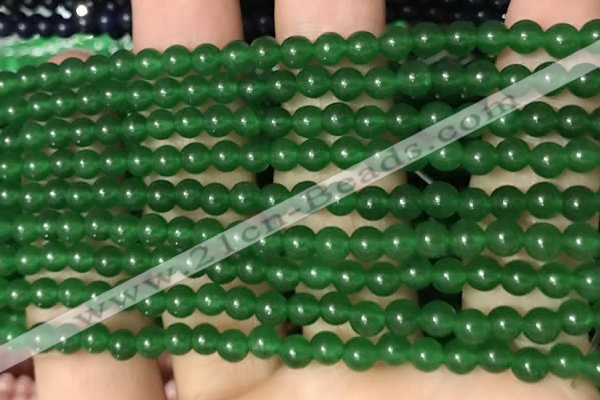 CCN6003 15.5 inches 4mm round candy jade beads Wholesale