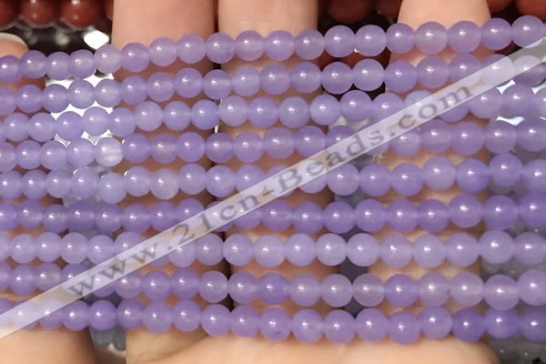 CCN6005 15.5 inches 4mm round candy jade beads Wholesale