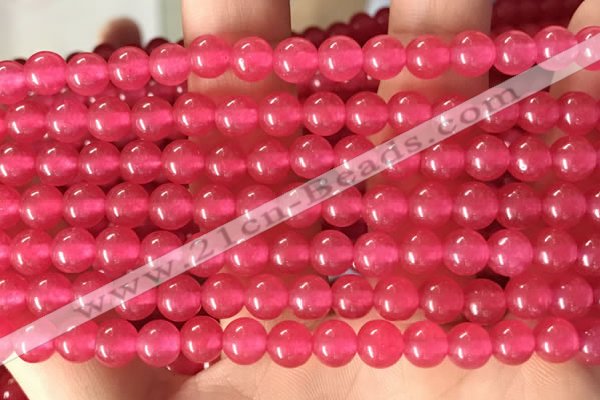 CCN6056 15.5 inches 6mm round candy jade beads Wholesale