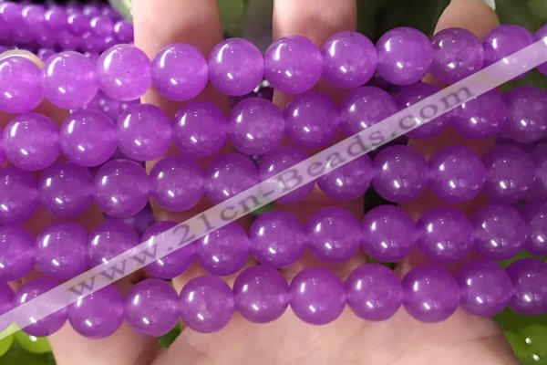 CCN6066 15.5 inches 10mm round candy jade beads Wholesale