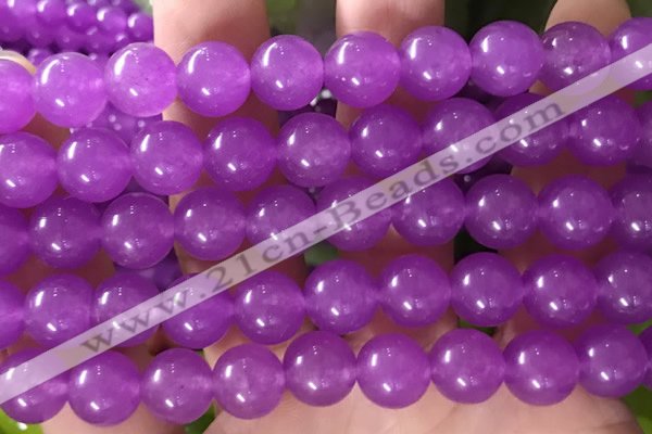 CCN6067 15.5 inches 12mm round candy jade beads Wholesale