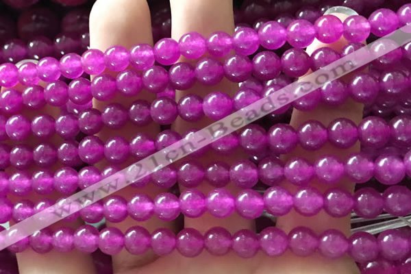 CCN6068 15.5 inches 6mm round candy jade beads Wholesale