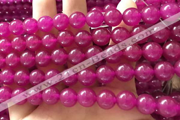 CCN6070 15.5 inches 10mm round candy jade beads Wholesale