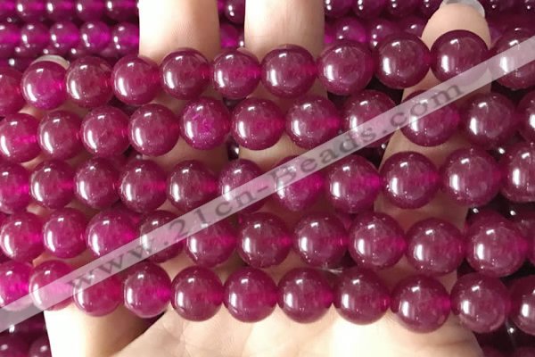 CCN6074 15.5 inches 10mm round candy jade beads Wholesale