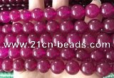 CCN6075 15.5 inches 12mm round candy jade beads Wholesale