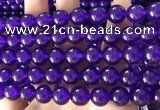 CCN6090 15.5 inches 10mm round candy jade beads Wholesale