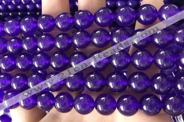 CCN6091 15.5 inches 12mm round candy jade beads Wholesale