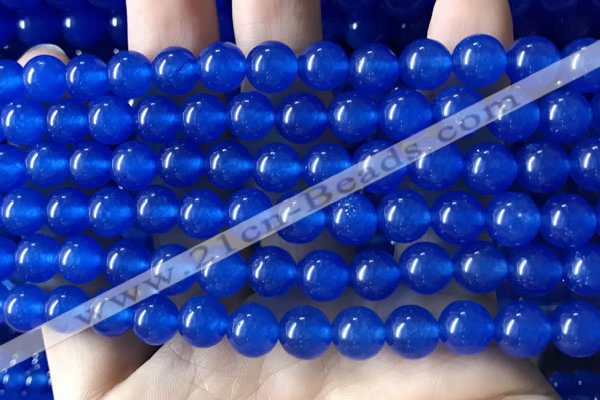 CCN6093 15.5 inches 8mm round candy jade beads Wholesale