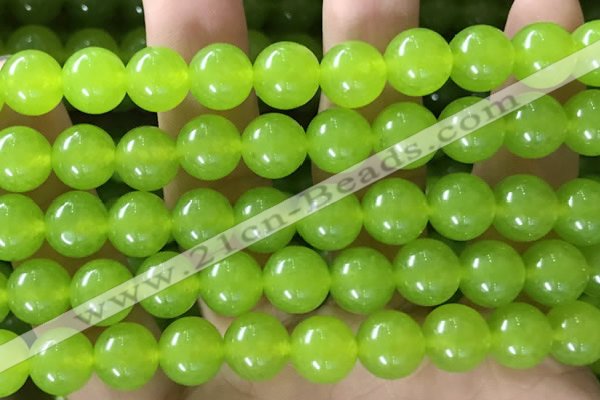 CCN6103 15.5 inches 10mm round candy jade beads Wholesale