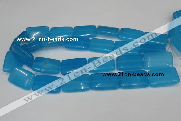 CCN614 15.5 inches 20*30mm rectangle candy jade beads wholesale