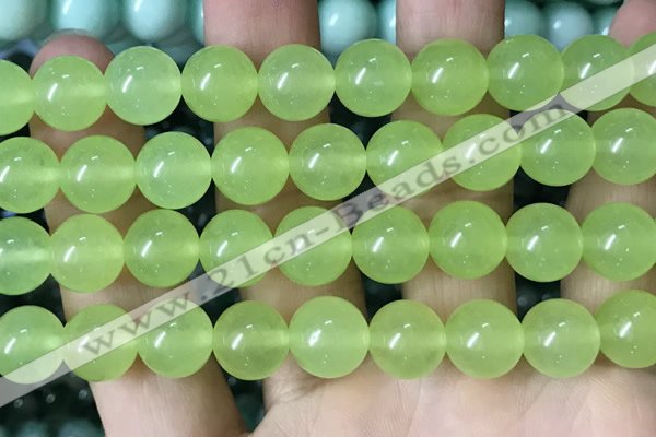 CCN6151 15.5 inches 10mm round candy jade beads Wholesale