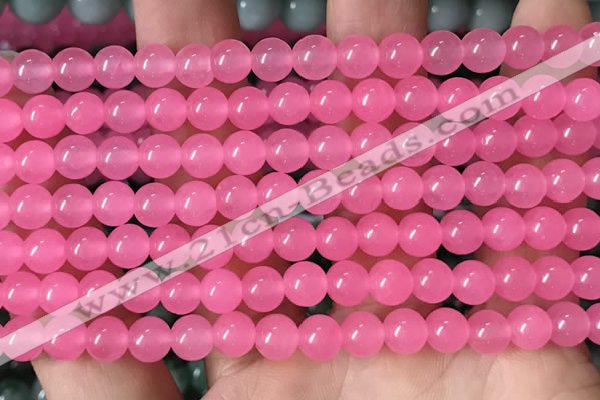 CCN6154 15.5 inches 8mm round candy jade beads Wholesale