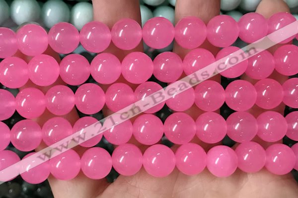 CCN6155 15.5 inches 10mm round candy jade beads Wholesale