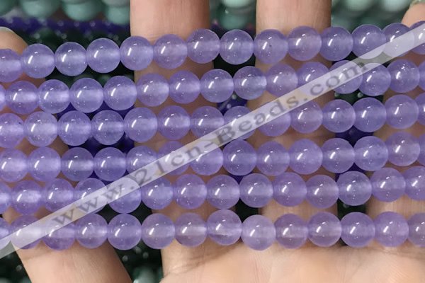 CCN6158 15.5 inches 8mm round candy jade beads Wholesale