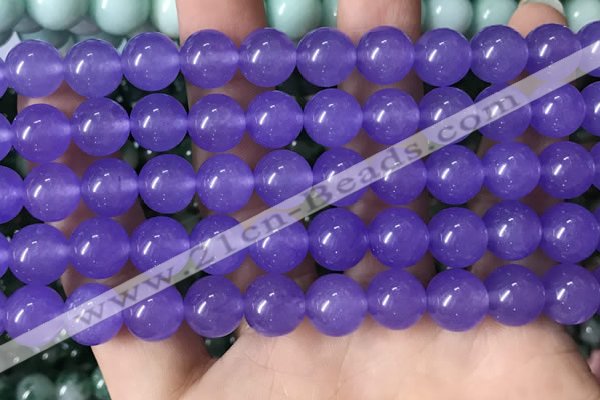 CCN6159 15.5 inches 10mm round candy jade beads Wholesale