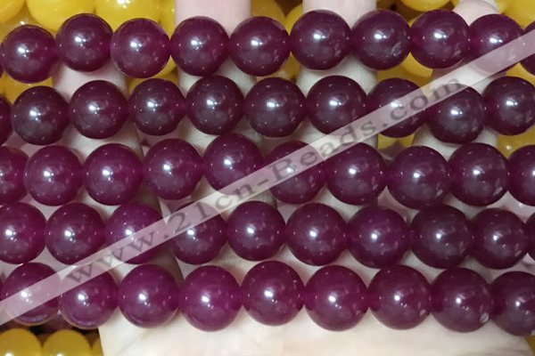 CCN6174 15.5 inches 12mm round candy jade beads Wholesale