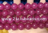 CCN6184 15.5 inches 14mm round candy jade beads Wholesale