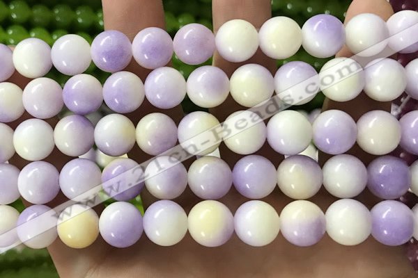 CCN6193 15.5 inches 10mm round candy jade beads Wholesale