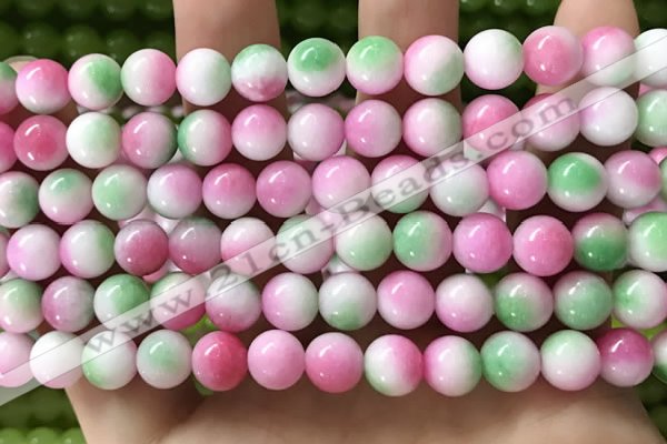 CCN6194 15.5 inches 8mm round candy jade beads Wholesale