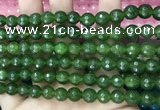 CCN6302 15.5 inches 8mm faceted round candy jade beads Wholesale