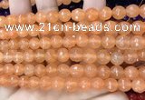 CCN6308 15.5 inches 8mm faceted round candy jade beads Wholesale