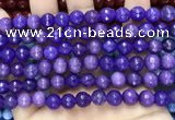 CCN6319 15.5 inches 8mm faceted round candy jade beads Wholesale
