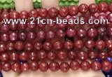 CCN6321 15.5 inches 8mm faceted round candy jade beads Wholesale