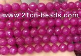 CCN6347 6mm, 8mm, 10mm, 12mm & 14mm faceted round candy jade beads