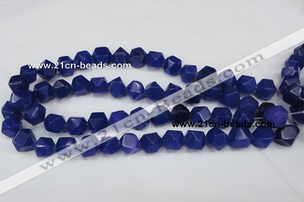 CCN669 15.5 inches 15*15mm faceted nuggets candy jade beads