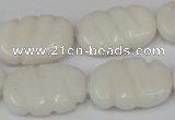 CCN680 15.5 inches 15*23mm carved oval candy jade beads wholesale