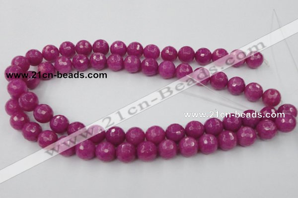 CCN755 15.5 inches 4mm faceted round candy jade beads wholesale