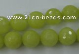 CCN760 15.5 inches 4mm faceted round candy jade beads wholesale