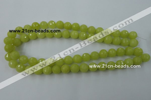 CCN760 15.5 inches 4mm faceted round candy jade beads wholesale