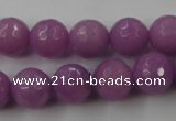 CCN761 15.5 inches 4mm faceted round candy jade beads wholesale