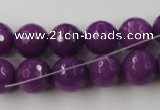 CCN762 15.5 inches 4mm faceted round candy jade beads wholesale