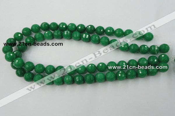 CCN763 15.5 inches 4mm faceted round candy jade beads wholesale