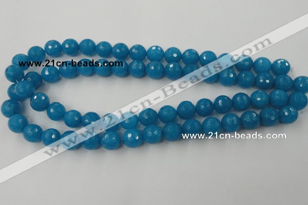 CCN764 15.5 inches 4mm faceted round candy jade beads wholesale